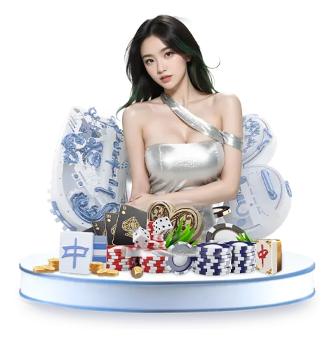 Sân quần vợt với cầu thủ đang giao bóng